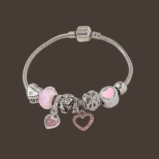 pink Heart Armband