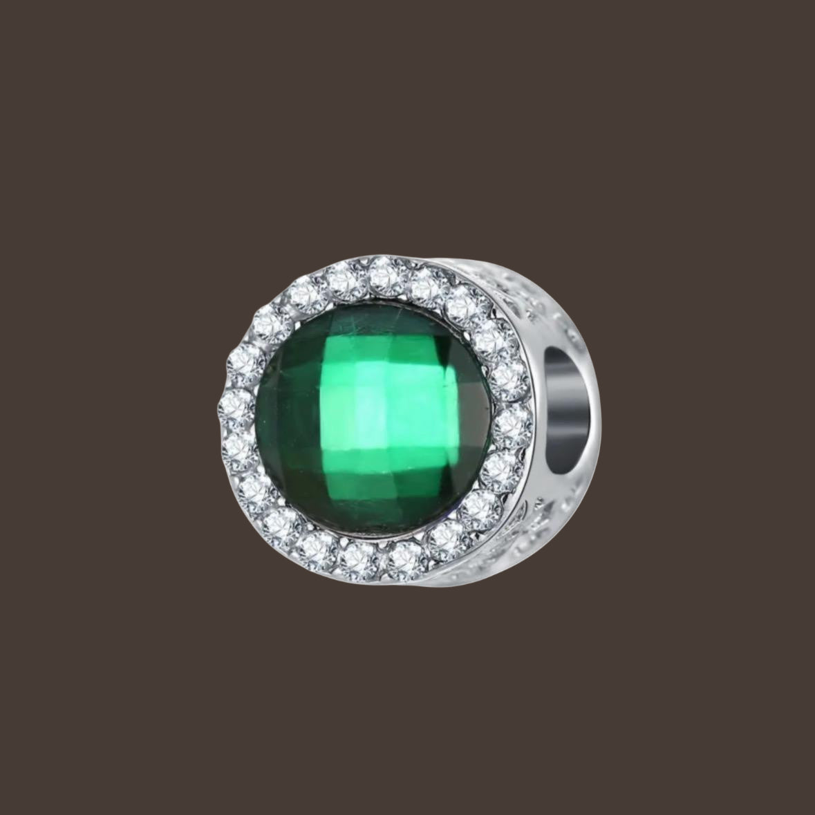 Green Gem Anhänger-Charm