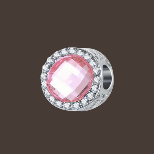 Pink Gem Anhänger-Charm