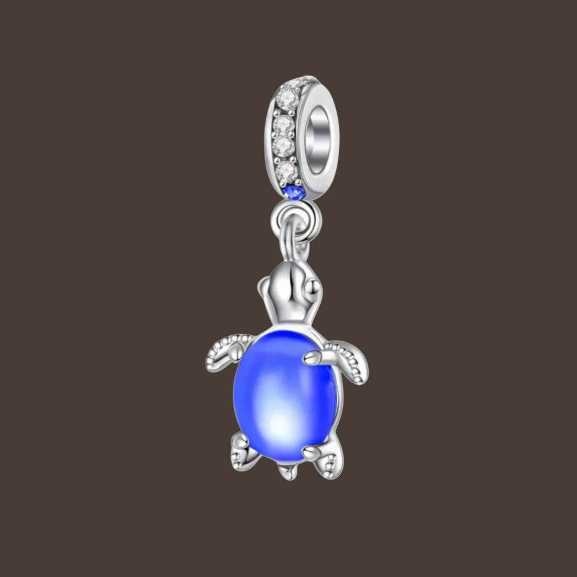 Blue Turtle Anhänger-Charm