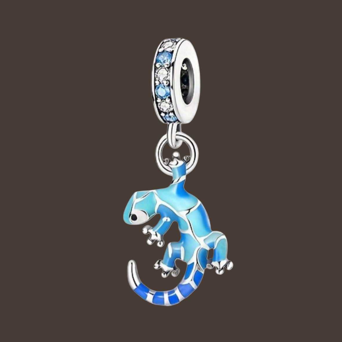 Gecko Charm-Anhänger