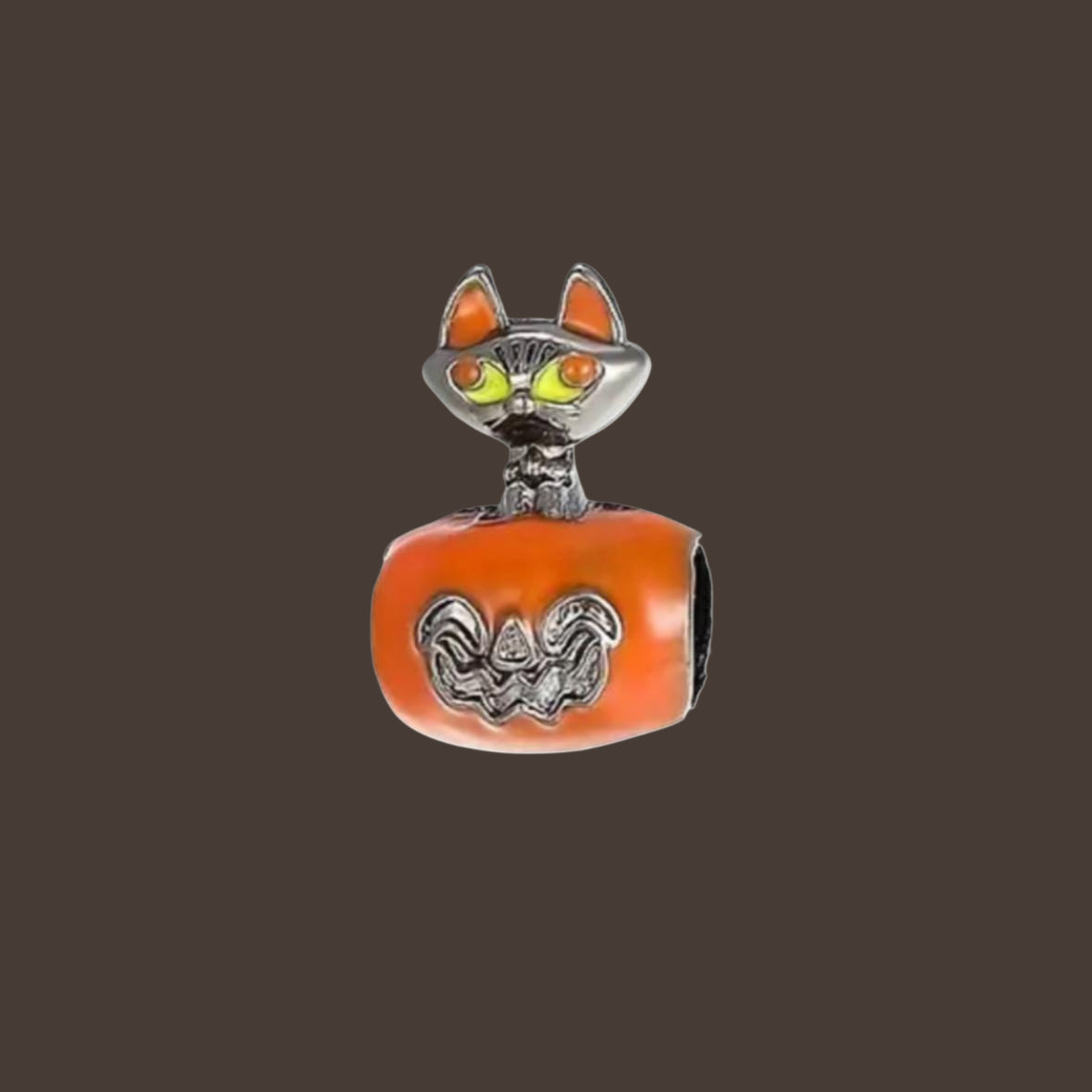 Halloween Katze Anhänger-Charm